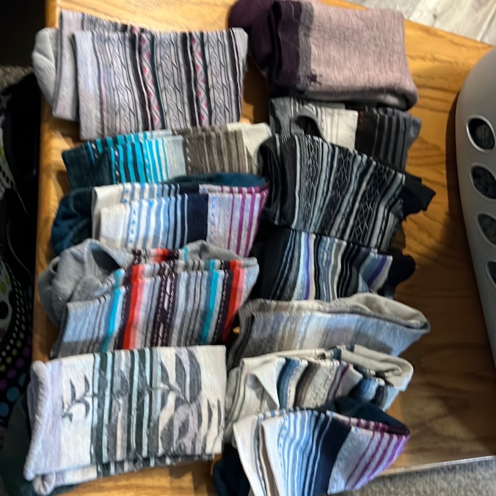 Women’s Smartwool Socks Nice lot of 25 pair. Brand New. Laundered.